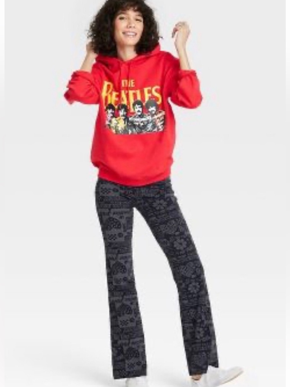 The Beatles | officially Licensed Sgt Pepper Graphic Hoodie Sweatshirt  Sz L